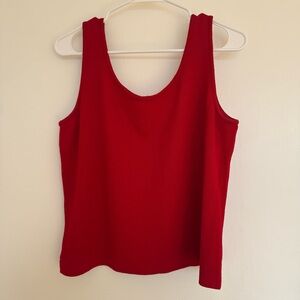𝅺st John's women's tank top size large red color NWT